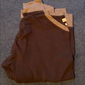 Five Four Navy V Neck Sweater